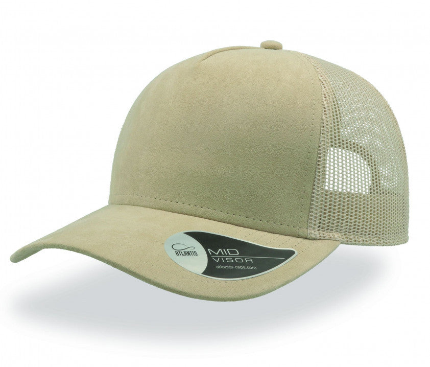 Casquette Unisexe Suede ATLANTIS beige KOUOH BRODERIE