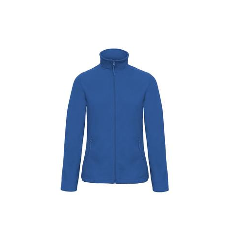 Veste polaire Femme zipée B&C bleu KOUOH BRODERIE