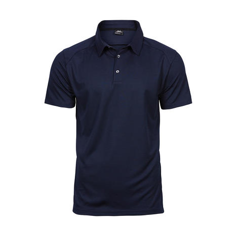 Polo Homme Luxury Sport TEE JAYS Bleu marine KOUOH BRODERIE