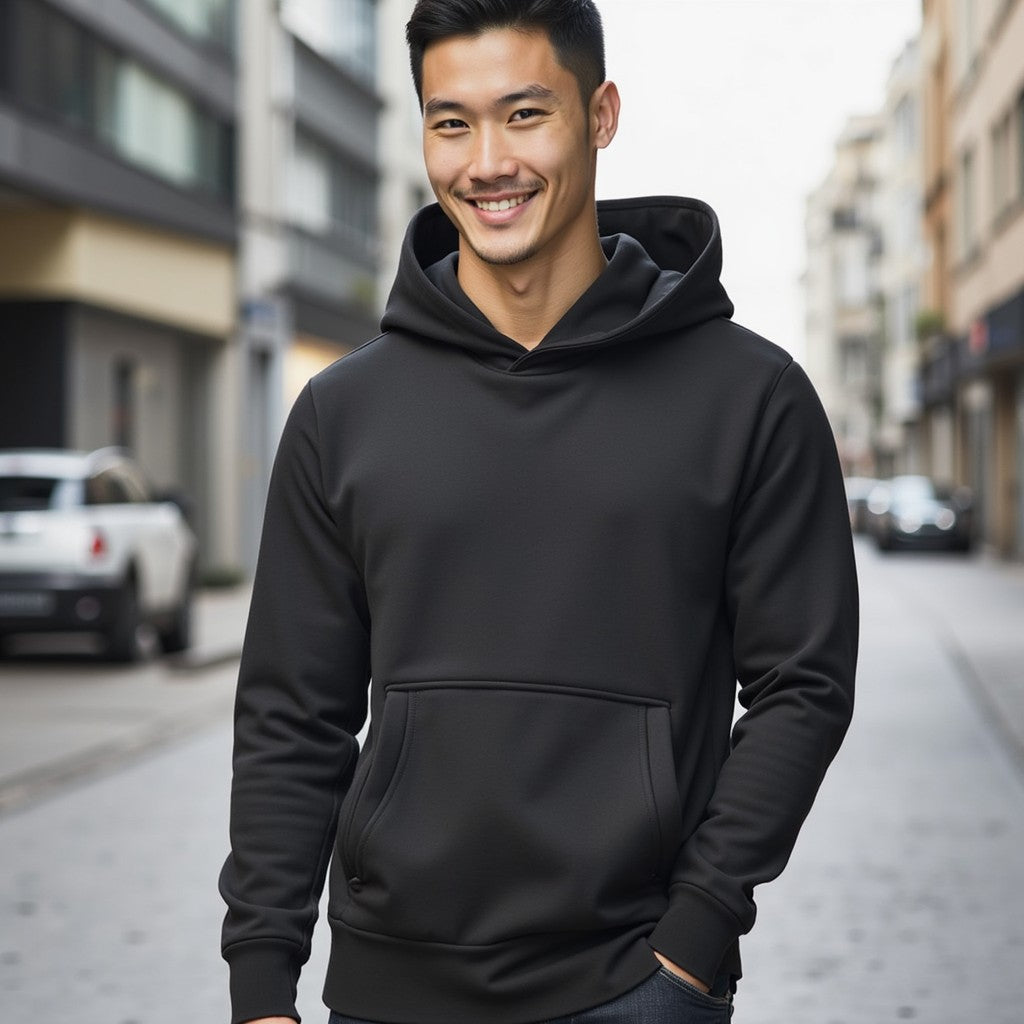 Sweat Unisexe à capuche AWDIS JUSTHOODS  KOUOH BRODERIE