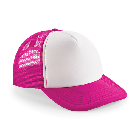 Casquette Unisexe américaine VINTAGE TRUCKER rose KOUOH BRODERIE