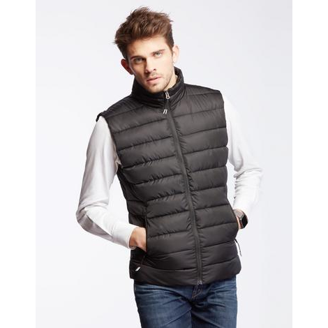 Bodywarmer Unisexe MUSTAGHATA noir KOUOH BRODERIE
